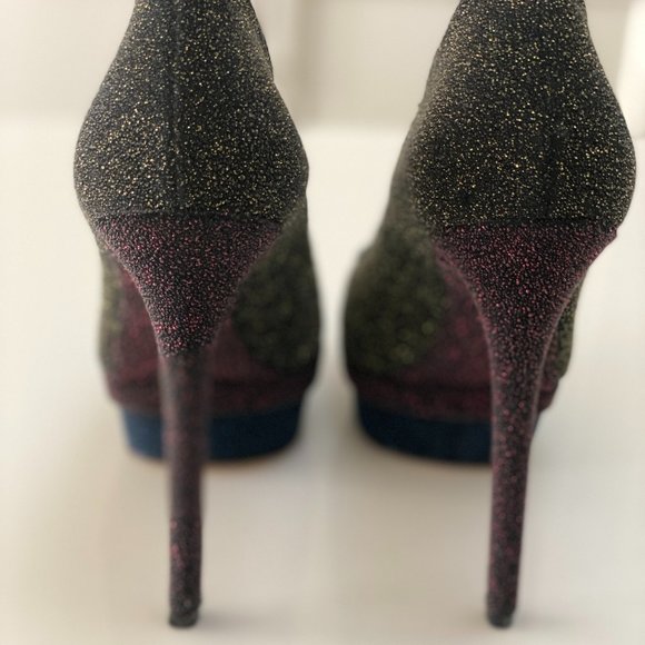 Brian Atwood Multicolor Platform Heels - Picture 2 of 5